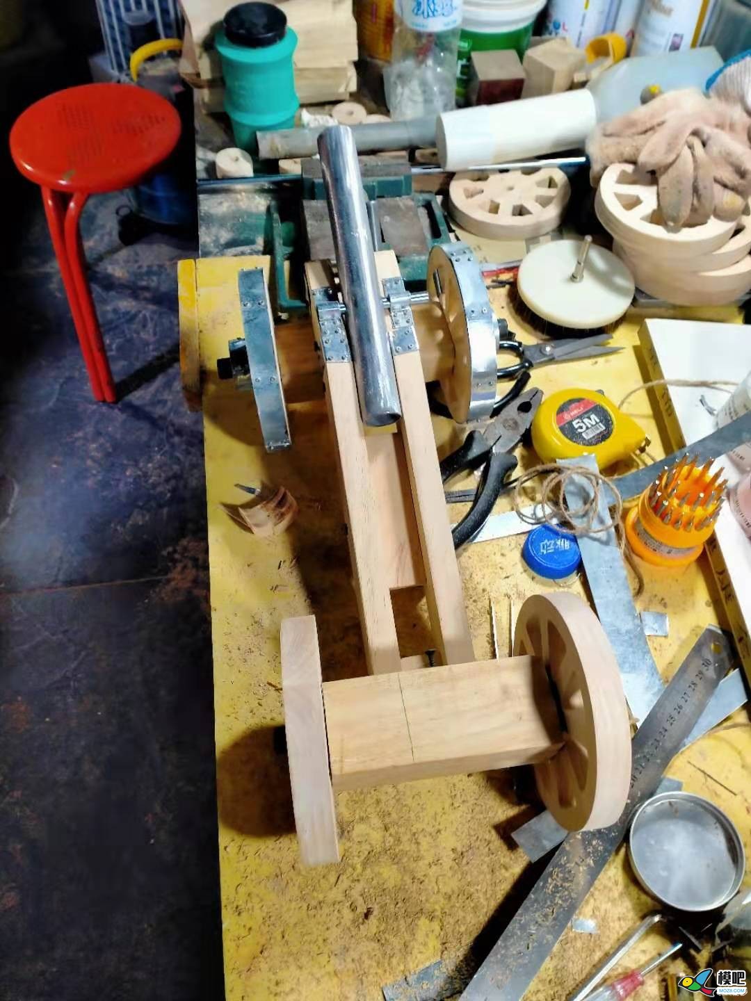 自制火炮模型，未完待续，持续更新2 模型 作者:耍流氓的小屁孩 3132 