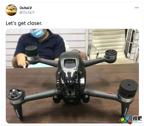 Twitter又曝光两张DJI FPV无人机近距离谍照 无人机,穿越机,天线,遥控器,dji 作者:chinaz1919 6813 