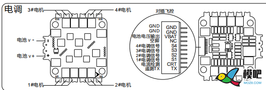 飞盈佳乐60A四合一穿越机电调可以和F4飞控连接吗？ 穿越机,飞控,电调,飞盈佳乐 作者:梦想的力量 219 