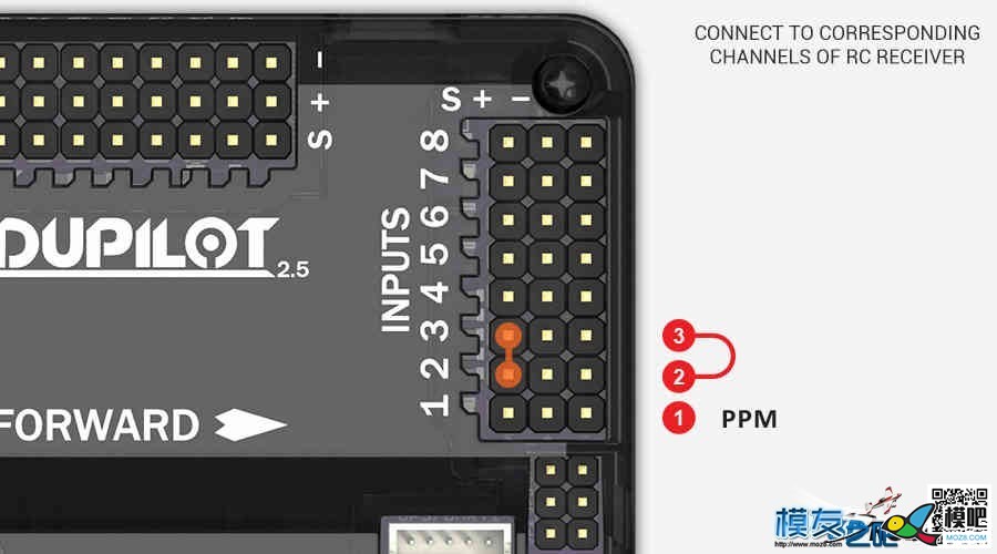 APM2.8 ppm模式求助 云台,遥控器,富斯,接收机,APM 作者:xxwalker 8940 