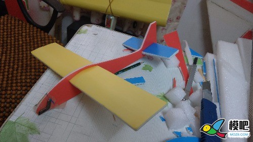 自制KT板手抛飞机 38cm,遥控飞机,11cm,48cm,带孩子 作者:steven0823 1281 