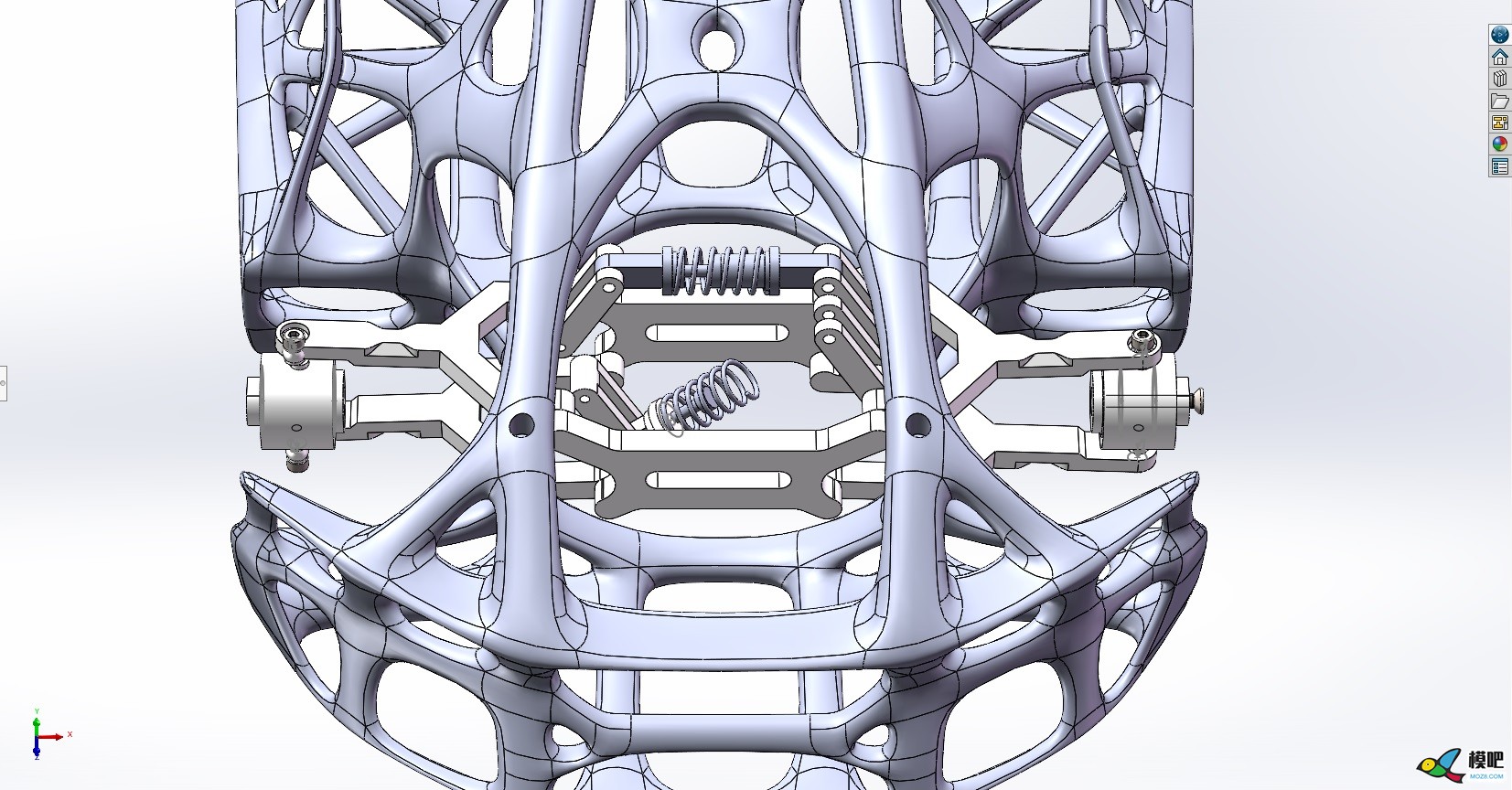 从零开始造车 概念RC跑车设计 连载「阿巴瑟创作日记」 模型,从零开始,外观设计,曲面建模,细分曲面 作者:机械体阿巴瑟 5718 