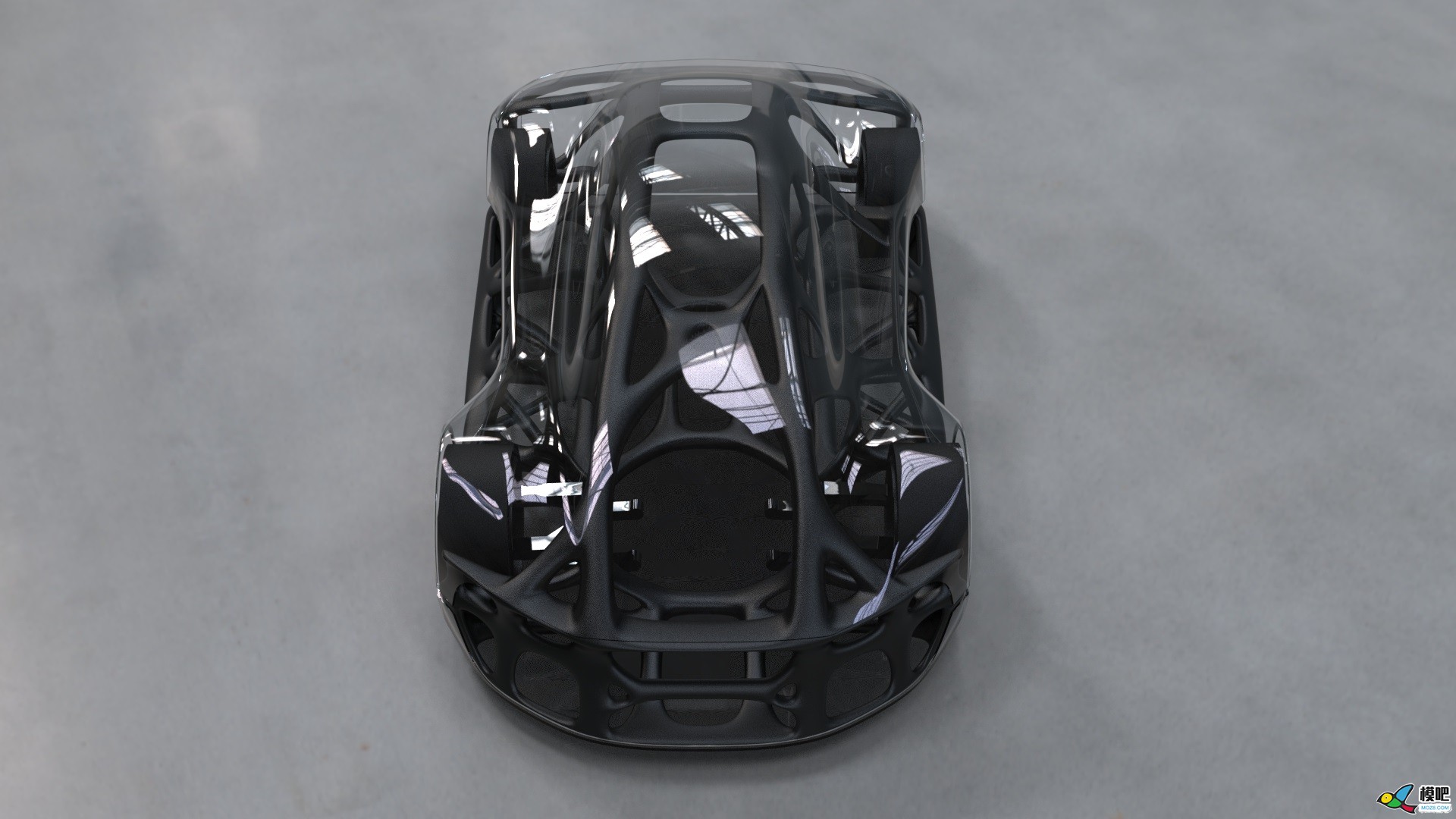 从零开始造车 概念RC跑车设计 连载「阿巴瑟创作日记」 模型,从零开始,外观设计,曲面建模,细分曲面 作者:机械体阿巴瑟 447 