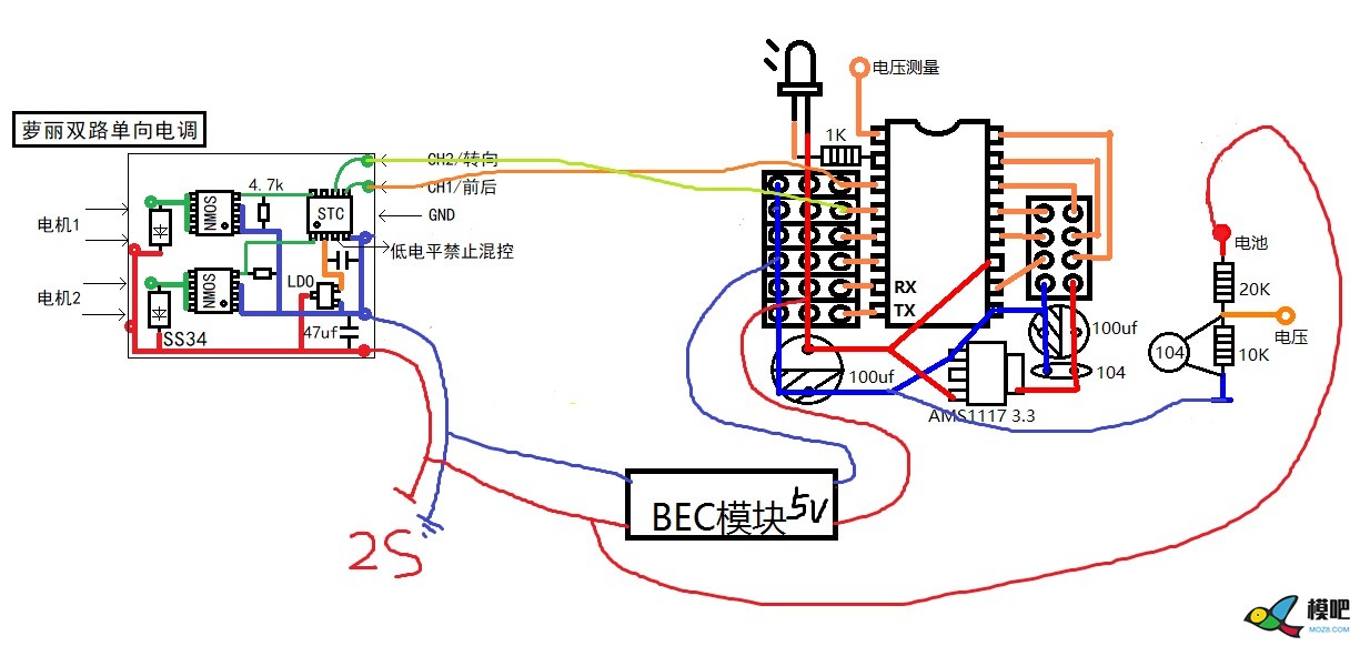 关于各种接线，活跃活跃！ 电调,抱大腿,关于,可以,一起 作者:YSZL 3833 