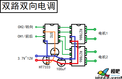 有刷双向双路电调 ht7333可以换成ams1117 5V给接收机供电吗？ 电调,接收机,双向,可以,换成 作者:djklas 5259 
