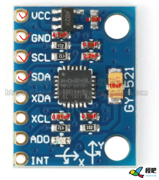 白菜司令WiFi接收机增加陀螺仪esp8266 mpu6050 舵机,接收机,AI,陀螺仪,5vusb 作者:tgjohn 5935 