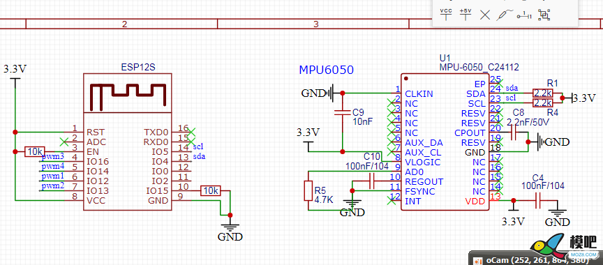 白菜司令WiFi接收机增加陀螺仪esp8266 mpu6050 舵机,接收机,AI,陀螺仪,5vusb 作者:tgjohn 5708 