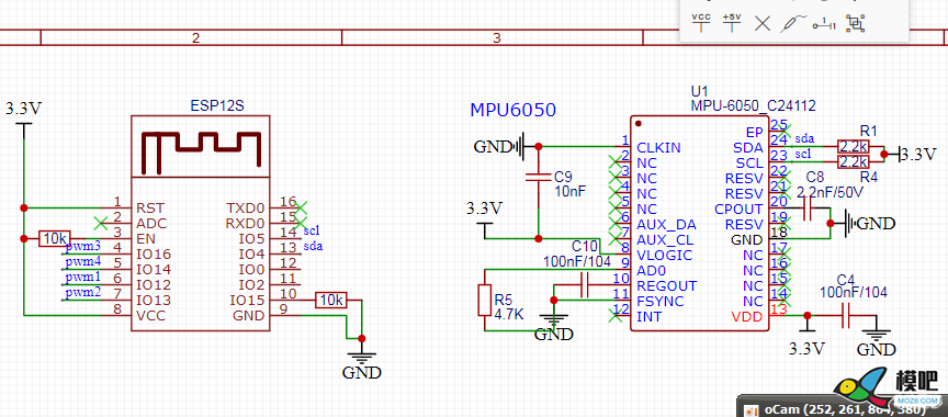 白菜司令WiFi接收机增加陀螺仪esp8266 mpu6050 舵机,接收机,AI,陀螺仪,5vusb 作者:tgjohn 3029 