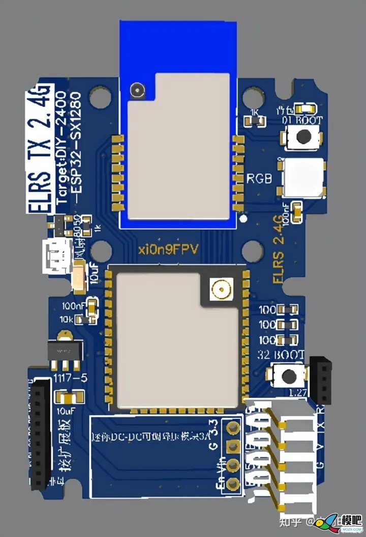 DIY创意 | ELRS 2.4G发射-TFT彩屏版，基于ESP32 天线,遥控器,开源,DIY,固件 作者:杰罗姆 3883 