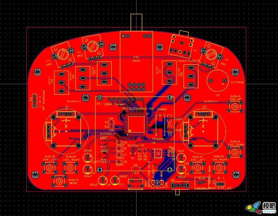 用嘉立创的EDA做了一个三代一体化PCB 电池,PCB,可以了,三极管,一体化 作者:hgr2004 7287 