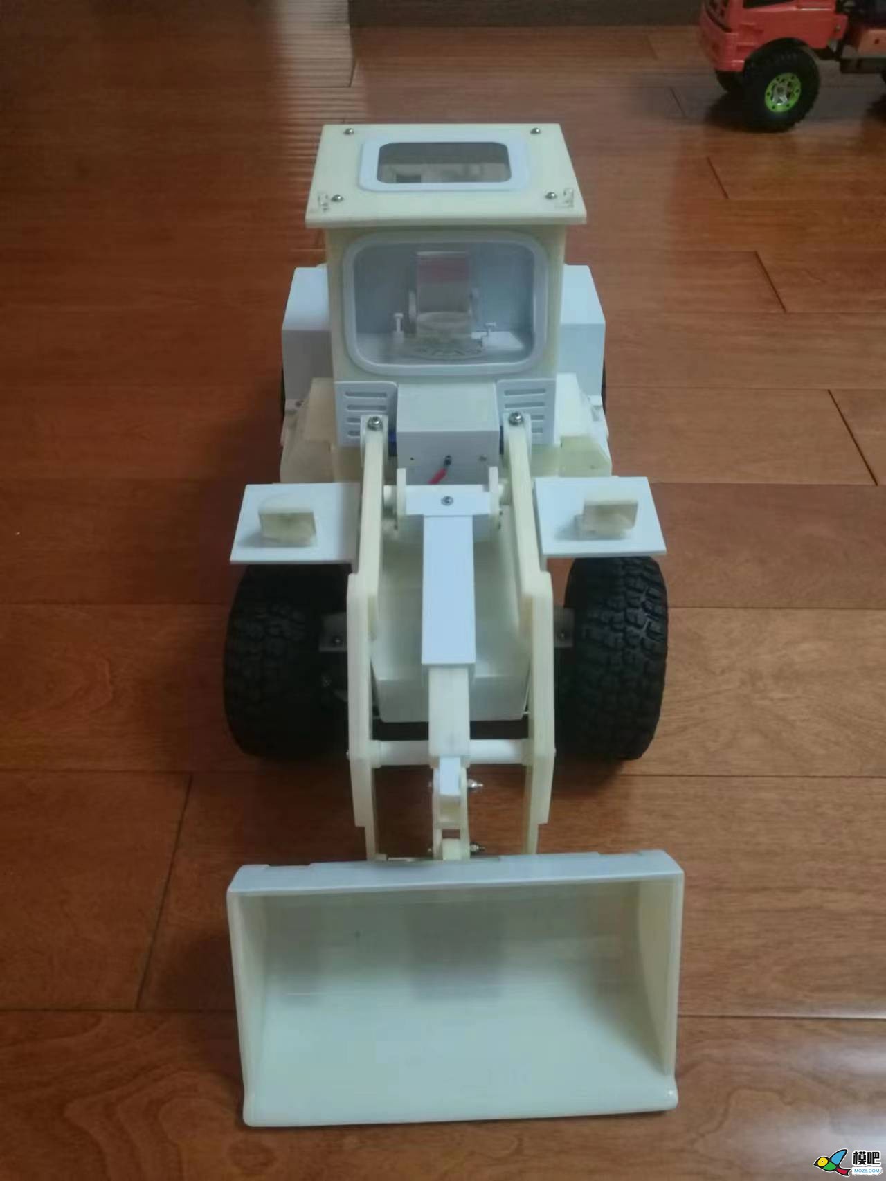 自制ABS材质装载机 模型,舵机,电机,发动机,设计制作 作者:xuebj 6747 