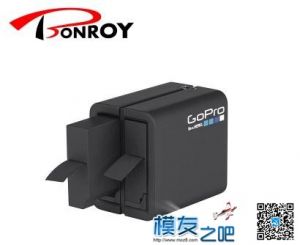 GoPro双电池充电器（AHBBP-401）适用于GoPro HERO4