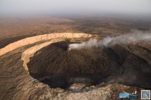 航拍埃塞俄比亚“Erta Ale”的火山（图片+视频）