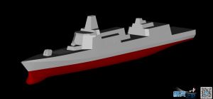 200比例 055型驱逐舰