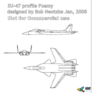 固定翼 KT板空机 su-47  A4 裁切